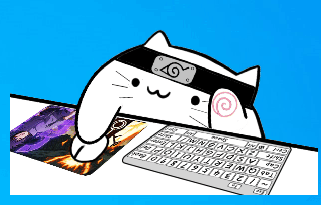 bongocat手鼓猫皮肤:一只火影全键盘猫
