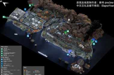 逃离塔科夫灯塔高清立体3D地图